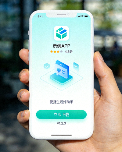 手机端APP下载界面展示图